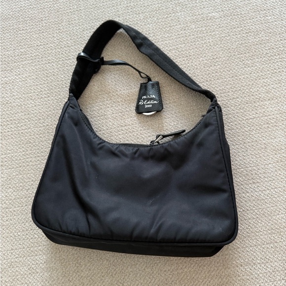 Prada Black Nylon Shoulder Bag - Picture 2 of 2